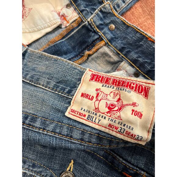 Vintage Y2K Men’s TRUE RELIGION Jeans 33 - Picture 7 of 7